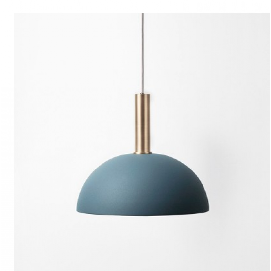 Blue dome store pendant light